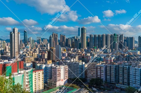 Skyline view of Sham Shui Po, No.2