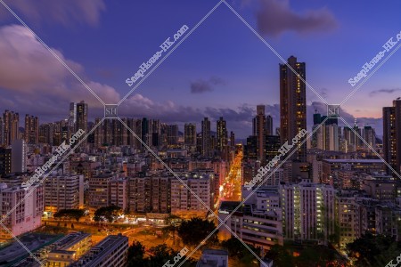 Night view of Sham Shui Po, No.5