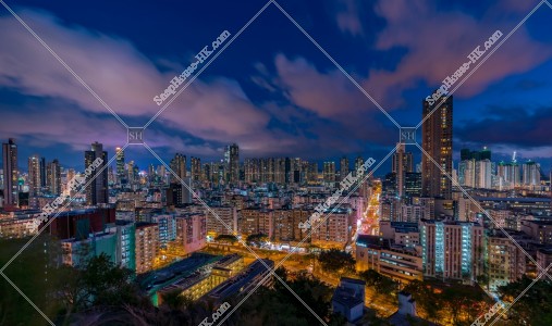 Night view of Sham Shui Po, No.11