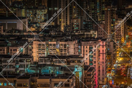 Night view of Sham Shui Po, No.12