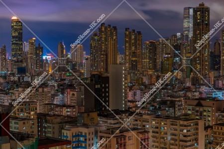 Night view of Sham Shui Po, No.14