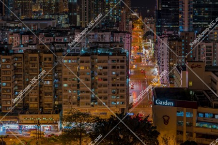 Night view of Sham Shui Po, No.18
