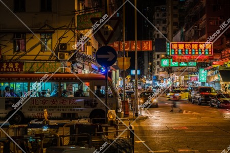 Sceneof Sham Shui Po at night, No.2