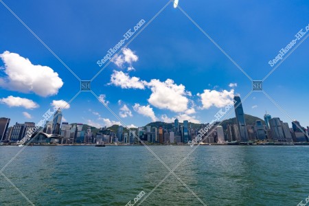 Skyline view of Hong Kong Island from Tsim Sha Tsui, No.2