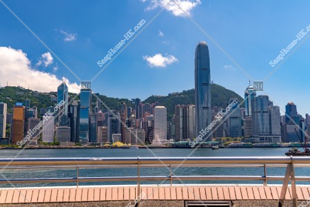 View of the high-rise buildings of Central from Tsim Sha Tsui , No.1