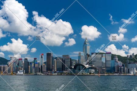 Skyline view of Wan Chai from Tsim Sha Tsui, No.2