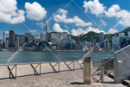 Skyline view of Wan Chai from Tsim Sha Tsui, No.3