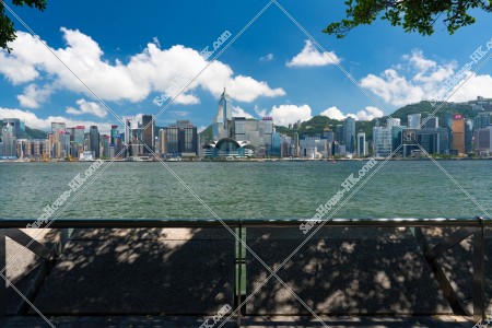 Skyline view of Wan Chai from Tsim Sha Tsui, No.6