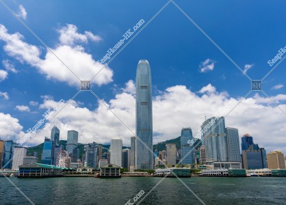 View of the high-rise buildings at Centarl