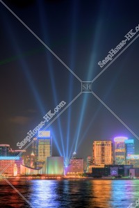 View of Symphony of Lights at Tsim Sha Tsui