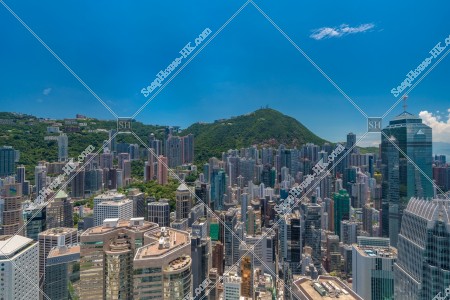 View of skyscrapers at Central to Sheung Wan, No.3