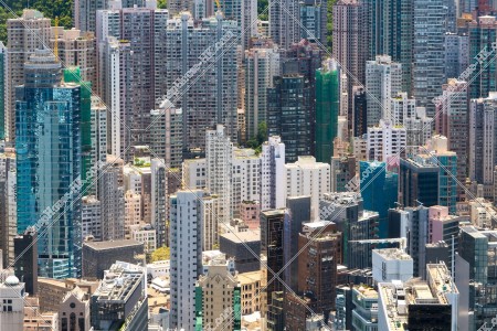 View of skyscrapers, Sheung Wan, No.3