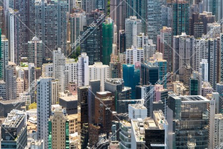 View of skyscrapers, Sheung Wan, No.4