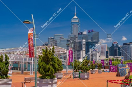 View of Wan Chai high-rise building from Central