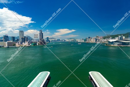 View of Victoria Harbour from Central