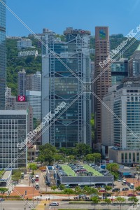 View of HSBC Main Building and Standard Chartered Bank Building, Central, No.4