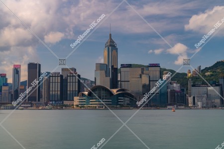 The view of Wan Chai at afternoon, No.1