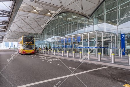 View of Terminal 1, Hong Kong International Airport, No.6