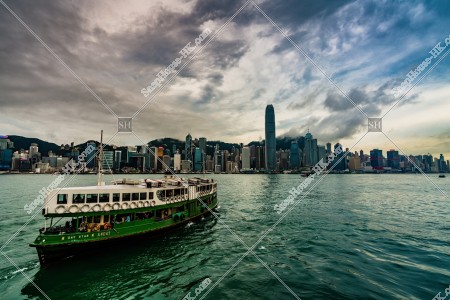 Hong Kong Island and Star Ferry, Victoria Harbour, No.1