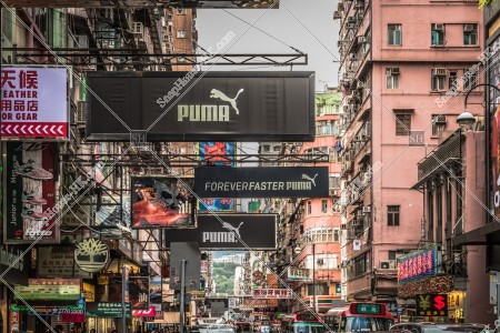 View of signboards, Mong Kok, No.5