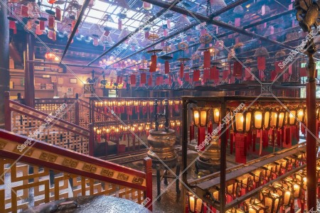 Interior of Man Mo Temple, Sheung Wan, No.4