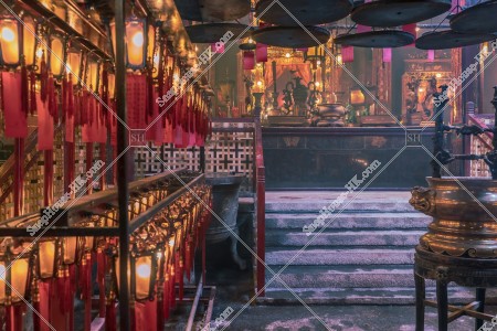 Interior of Man Mo Temple, Sheung Wan, No.6