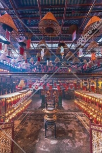 Interior of Man Mo Temple, Sheung Wan, No.10