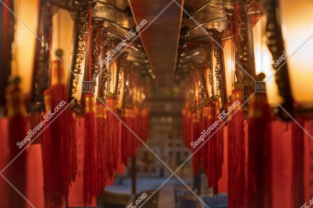 Interior of Man Mo Temple, Sheung Wan, No.16