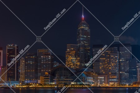 Nigh view of Central Plaza and nearby, No.3