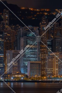 Night view of HSBC Main Building and Standard Chartered Bank Building in Central, No.2
