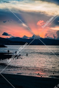 Sunset view of Wu Kai Sha Beach, No.2