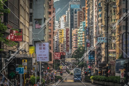 Street view of Nathan Road, Jordan, No.1