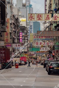 Street view of Reclamation Street with signboards, Mong Kok, No.3