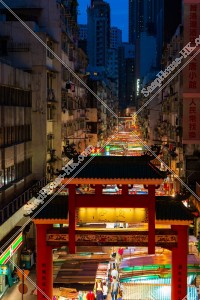 View of Temple Street Night Market, Jordan, No.6