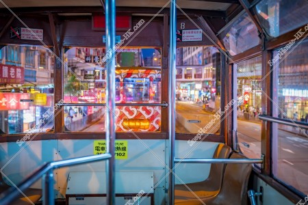 Night view from Hong Kong Tram, No.2