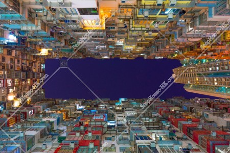 Night view of Monster Building at Quarry Bay, No.1