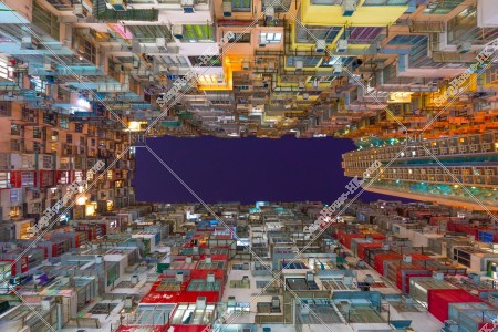 Night view of Monster Building at Quarry Bay, No.3