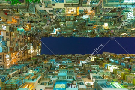 Night view of Monster Building at Quarry Bay, No.18