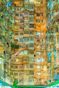 Night view of Monster Building at Quarry Bay, No.23