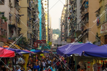 Street view  of Fa Yuen Street in the evening, Mong Kok, No.2
