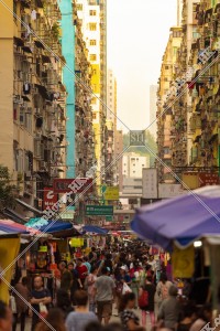 Street view  of Fa Yuen Street in the evening, Mong Kok, No.5