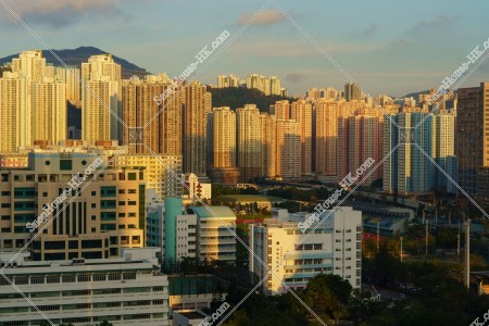 Evening view of Kowloon Bay, No.1