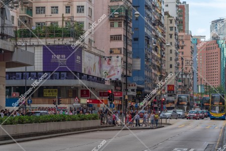Street view of Nathan Road, Yau Ma Tei, No.3