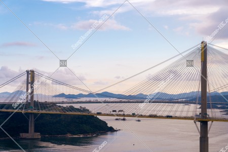 Ting Kau Bridge and Tsing Ma Bridge