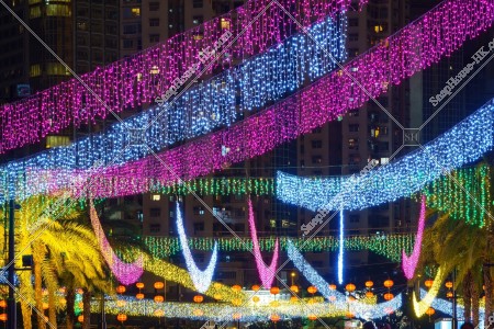 Night view of Mid-Autumn Festival at Victoria Park, Causeway Bay, No.6