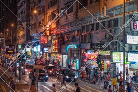Night Street view of Sai Wan Ho, No.2