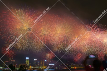 Fireworks of National Day of the People's Republic of China in 2018, No.1