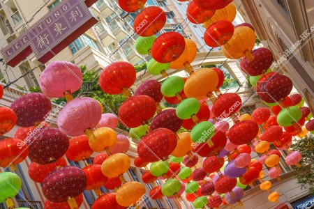 Lanterns in Lee Tung Avenue, Wan Chai, No.2