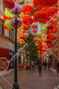 Street view of Lee Tung Avenue, Wan Chai, No.1