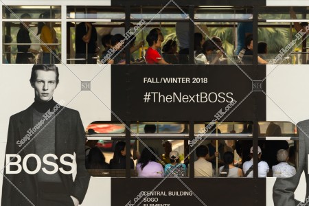 Hong Kong Tramway and passengers, No.1